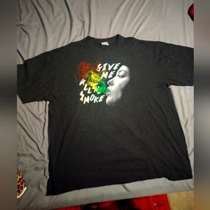 phat doc give me all the smoke reggae tshirt mens 5XL